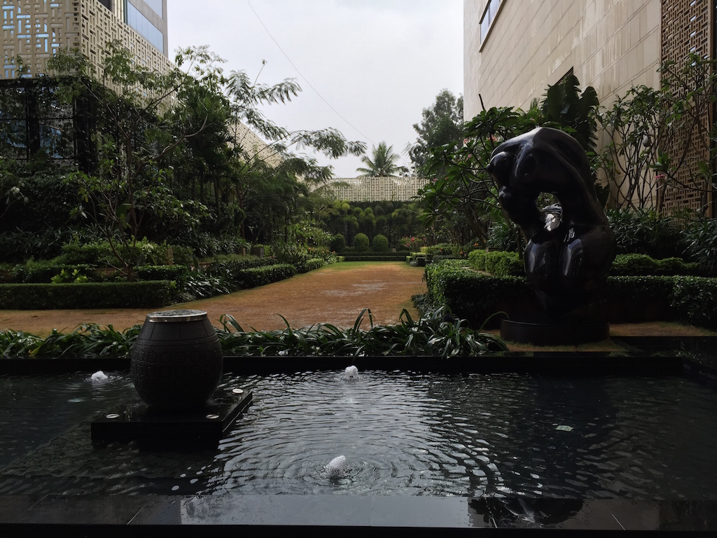 Hotel entrance during the day