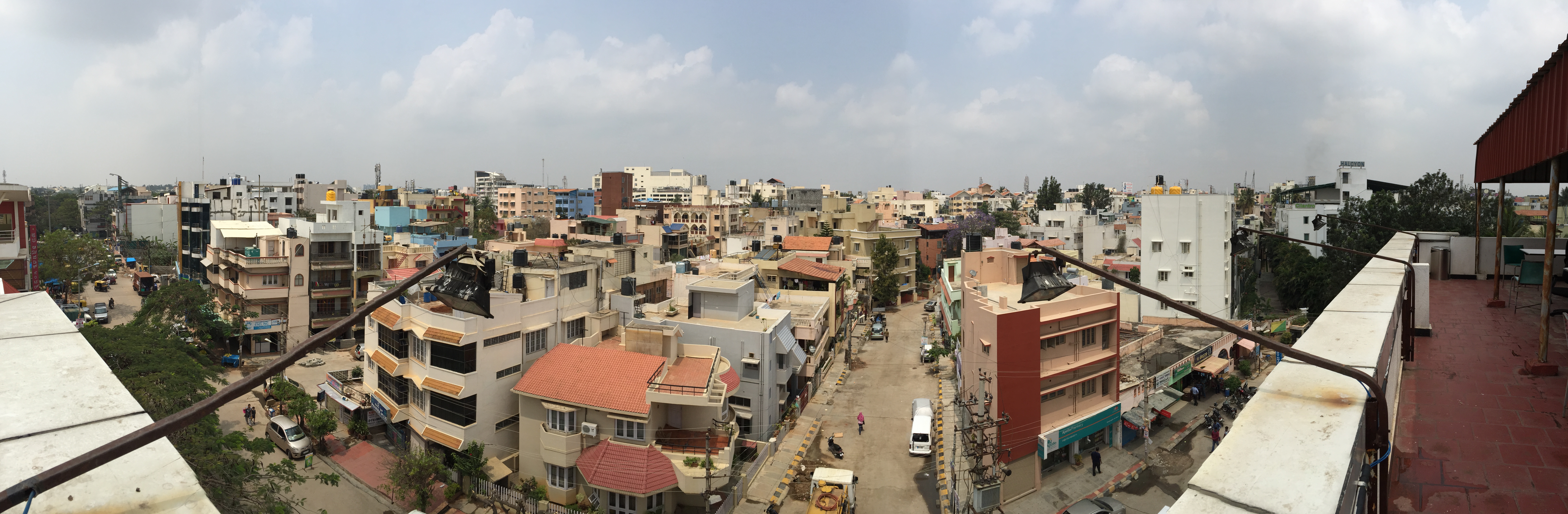 Panoramic from Perk.com office rooftop