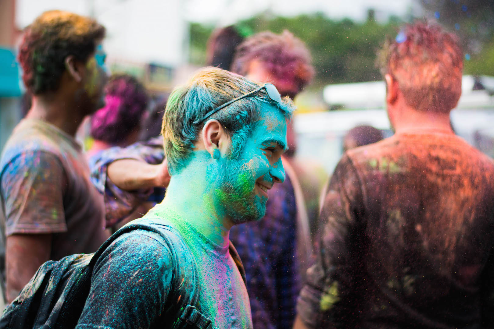 Just finished getting covered in colors... mostly