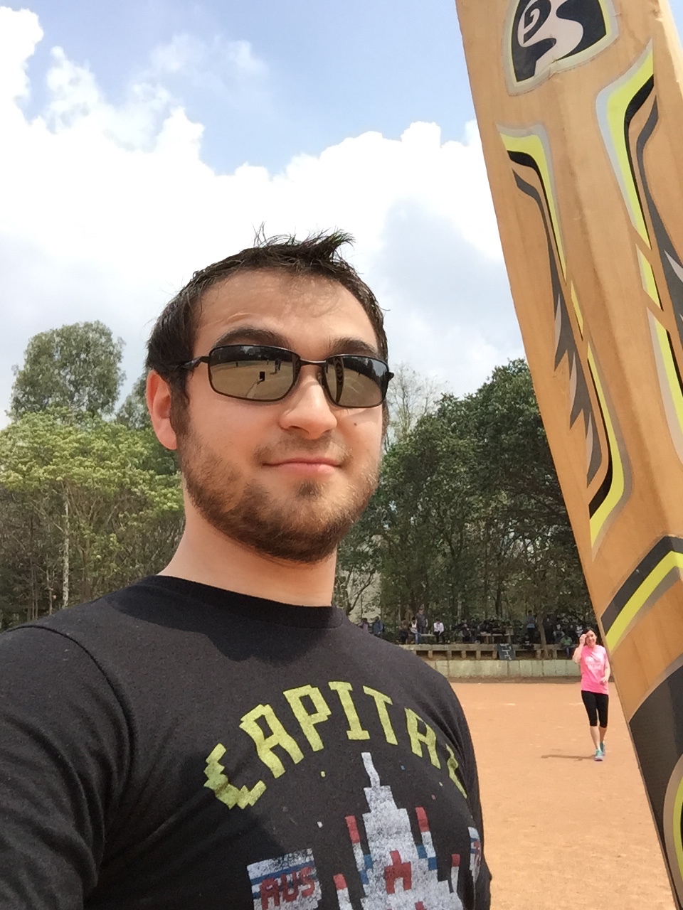 I can actually hit the ball with this thing, baseball bats? Not so much